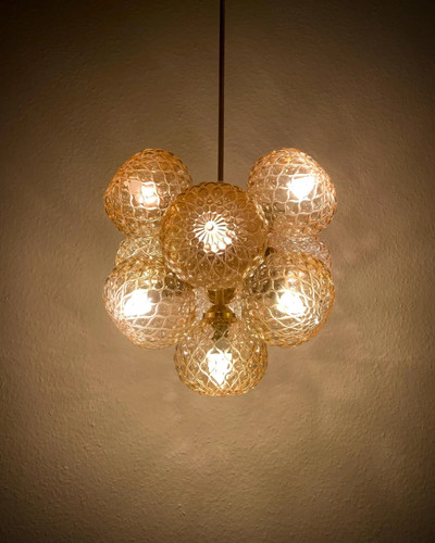 Vintage 70er jahre deckenlampe - vintage,