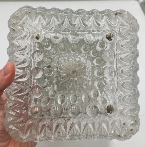 Vintage glas deckenleuchte - vintage,
