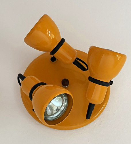 Vintage deckenlampe gelb - deckenlampe,