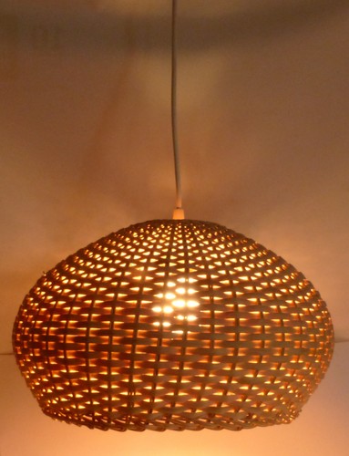 Rattan korb deckenlampe - rattan,